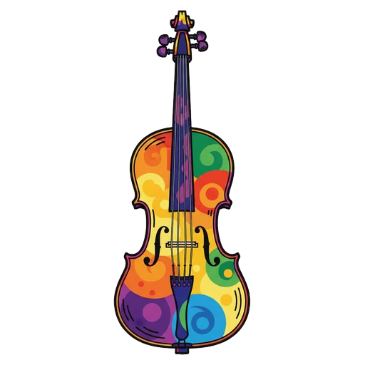 cello Pop Art icon