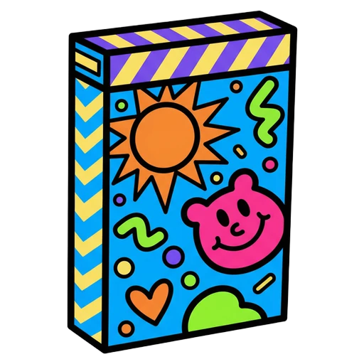 cereal box Pop Art icon