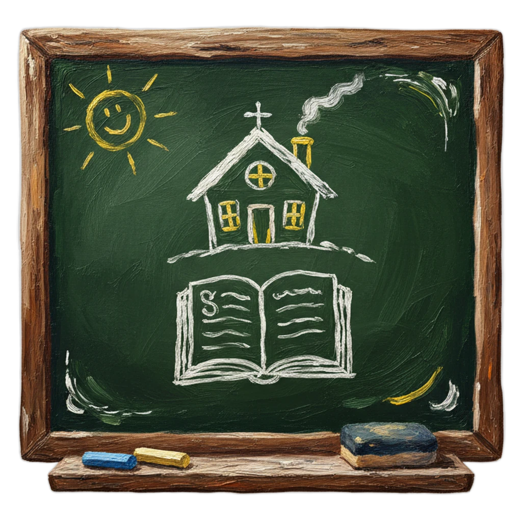 chalkboard classroom Oil Painting icon - free AI-generated oil painting icon for web and app projects