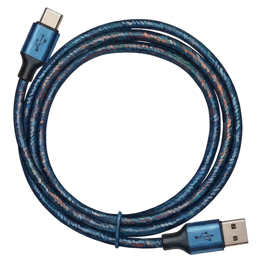 charging cable Oil Painting icon