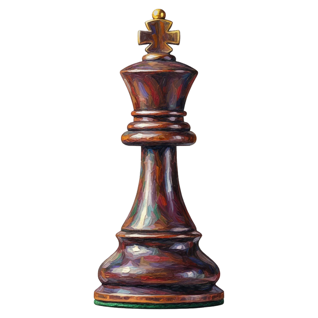 chess king Oil Painting icon - free AI-generated oil painting icon for web and app projects