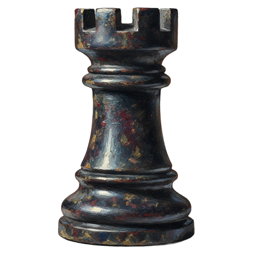 chess rook Oil Painting icon