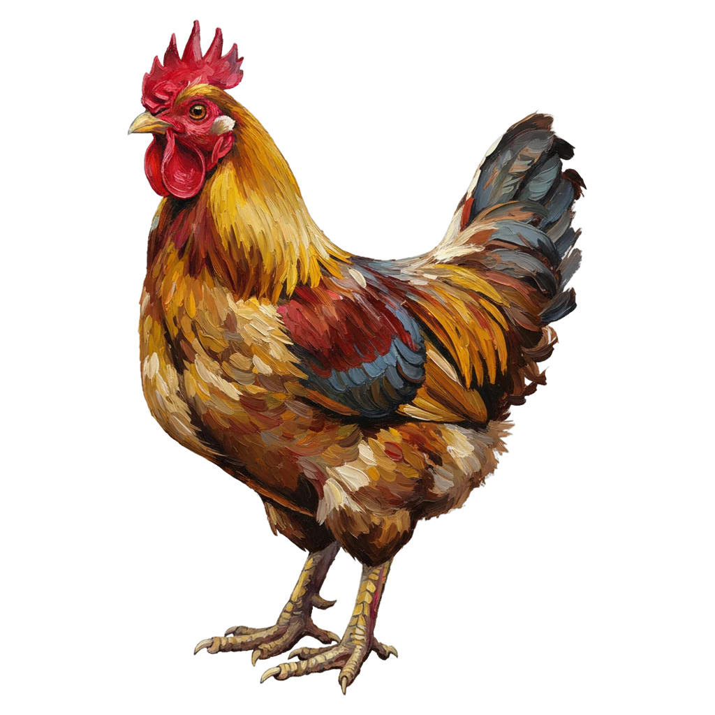 chicken Oil Painting icon