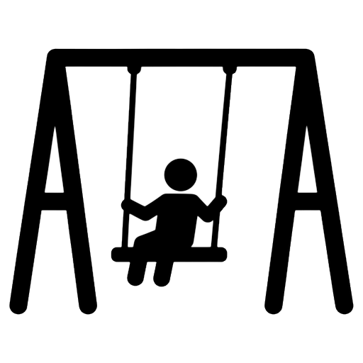 child swing Solid Glyph icon
