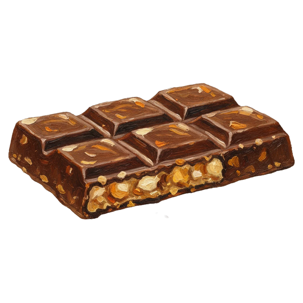 chocolate bar Oil Painting icon