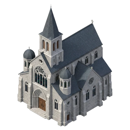 church Isometric icon