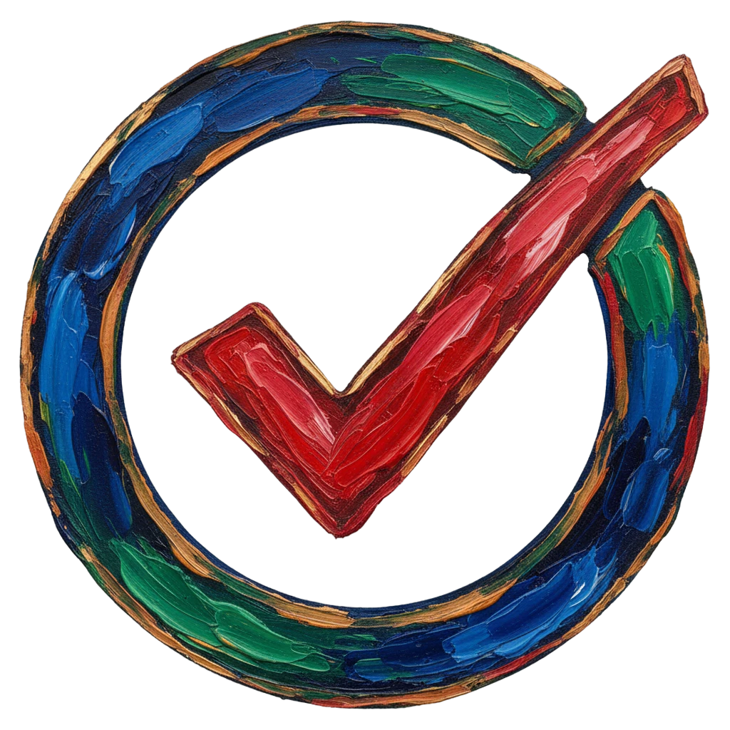 circle check Oil Painting icon