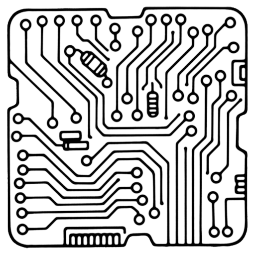circuit board Hand Drawn icon