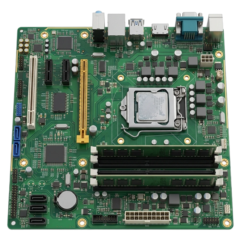circuit board assembly Photorealistic icon - free AI-generated photorealistic icon for web and app projects