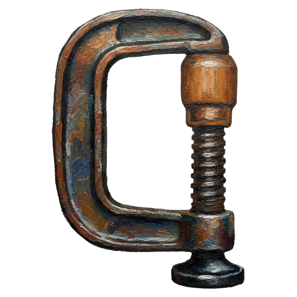 clamp Oil Painting icon