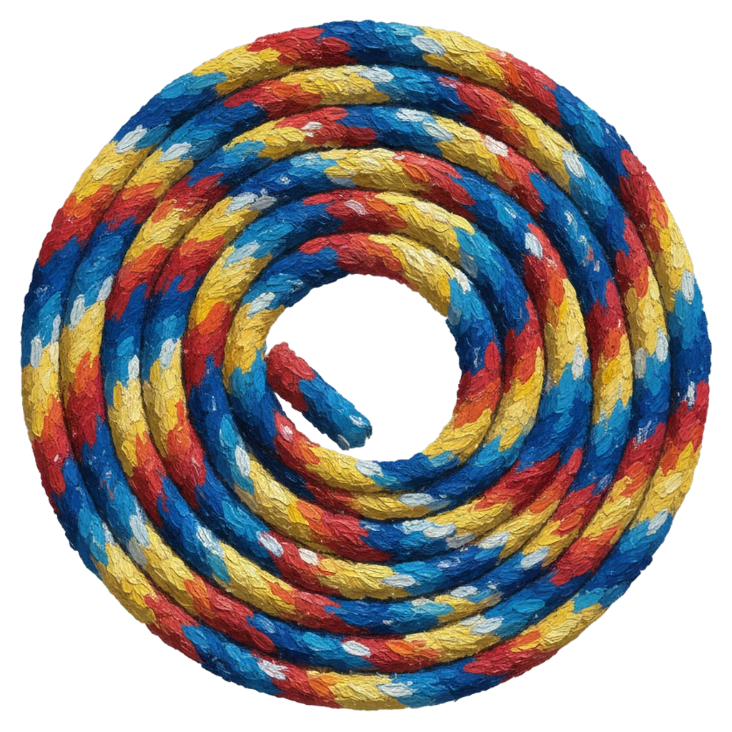 climbing rope Oil Painting icon