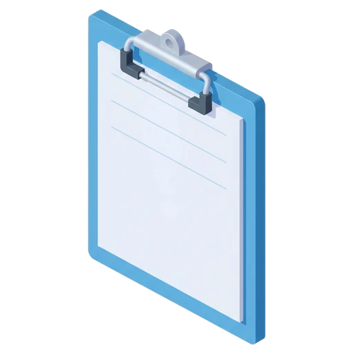 clipboard Isometric icon