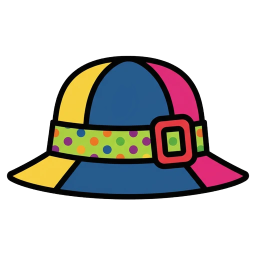 cloche hat Pop Art icon