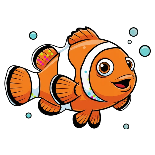 clownfish Pop Art icon