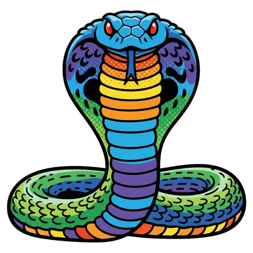 cobra Pop Art icon