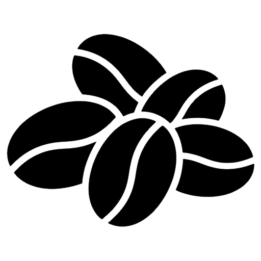 coffee beans Solid Glyph icon