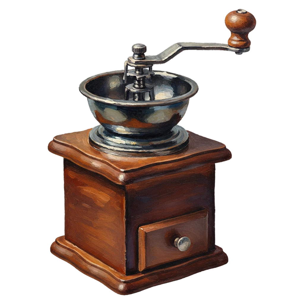 coffee grinder Oil Painting icon