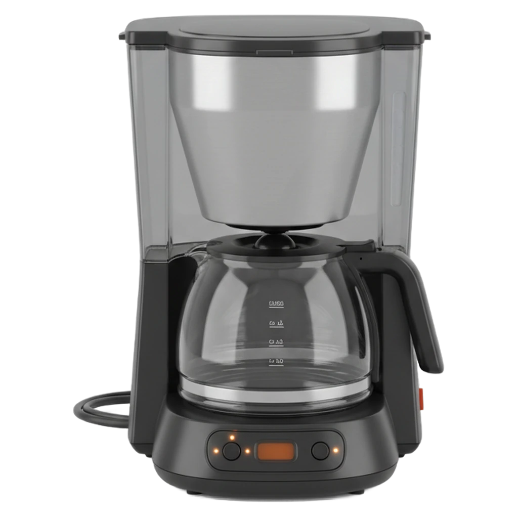 coffee maker Photorealistic icon