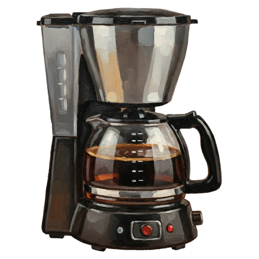 coffee maker Oil Painting icon