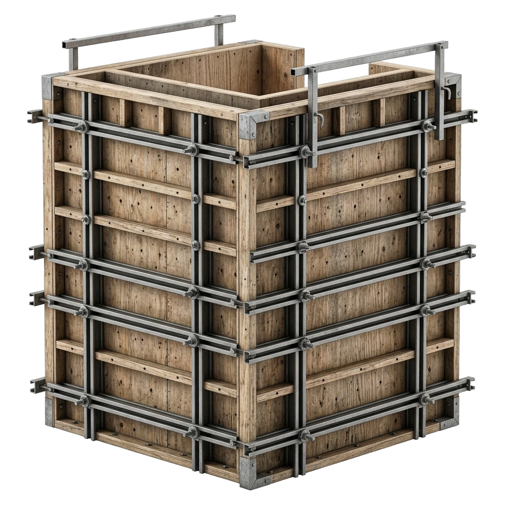 concrete formwork Photorealistic icon - free AI-generated photorealistic icon for web and app projects