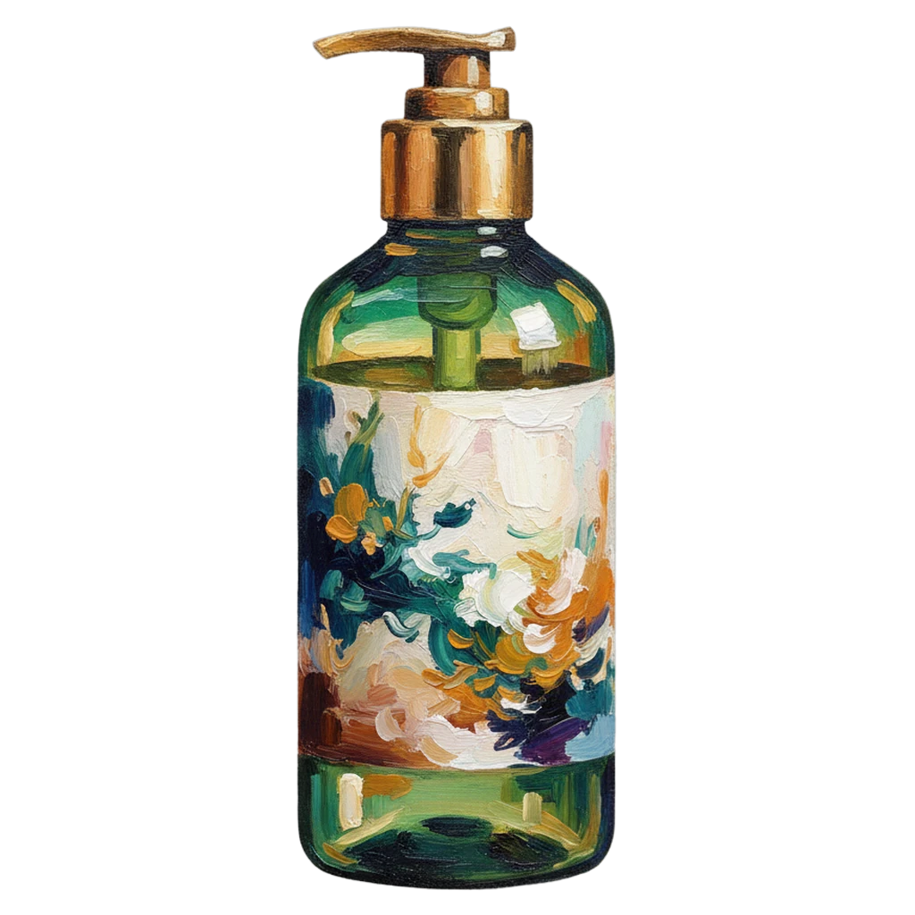 conditioner bottle Oil Painting icon