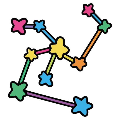 constellation Pop Art icon