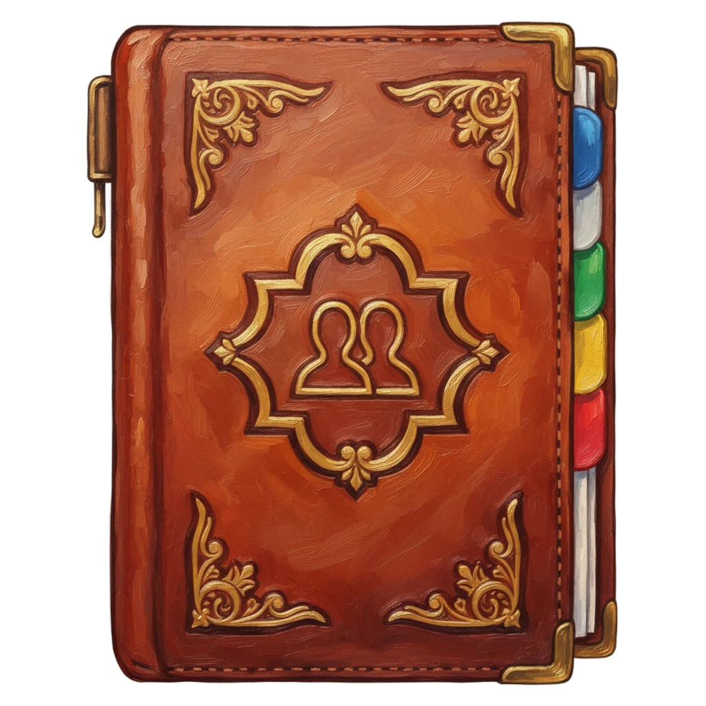 contact address book Oil Painting icon