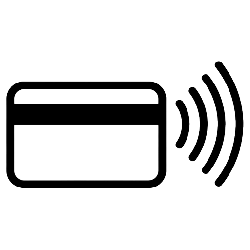 contactless payment Line Art icon - free AI-generated line art icon for web and app projects
