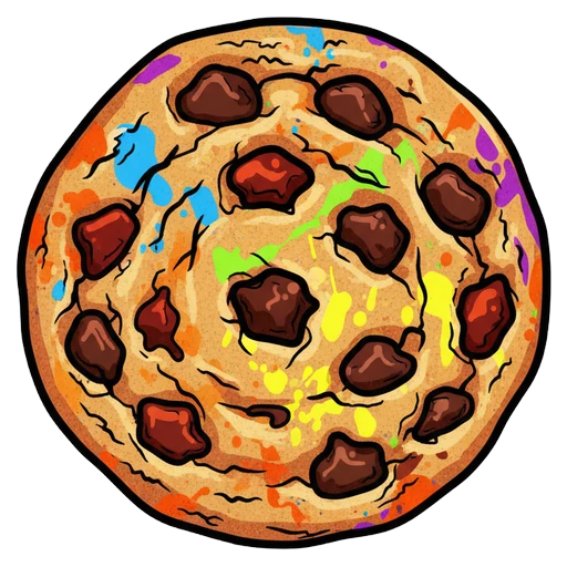 cookie Pop Art icon - free AI-generated pop art icon for web and app projects
