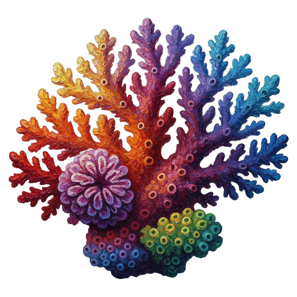 coral Oil Painting icon