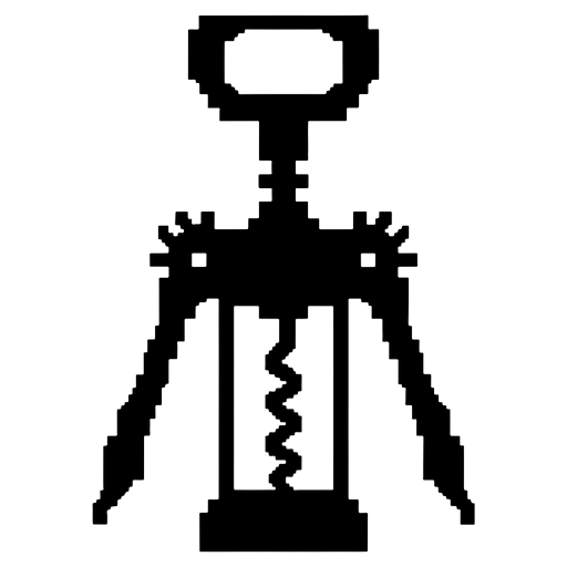corkscrew Pixel Art icon