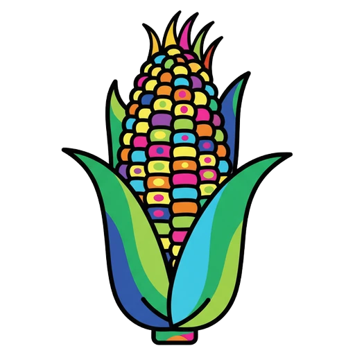 corn Pop Art icon - free AI-generated pop art icon for web and app projects