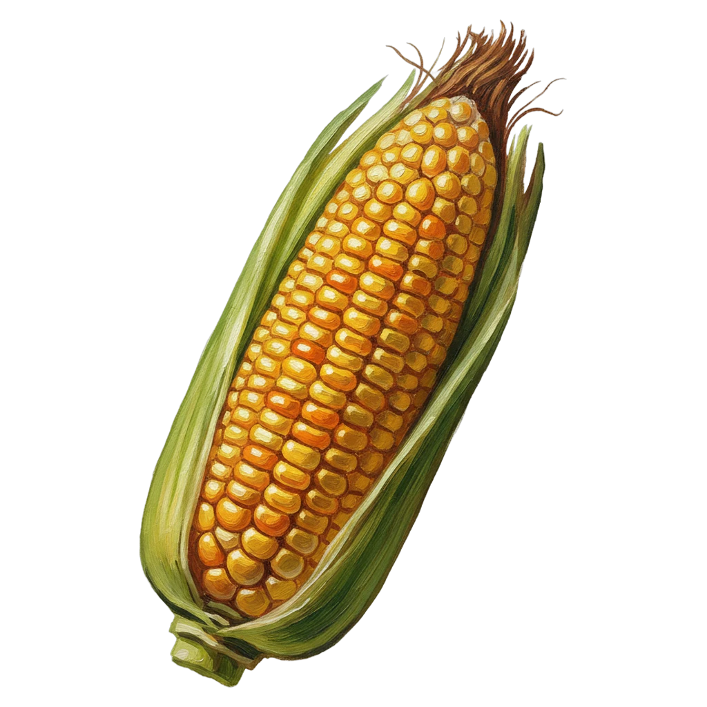corn on cob Oil Painting icon