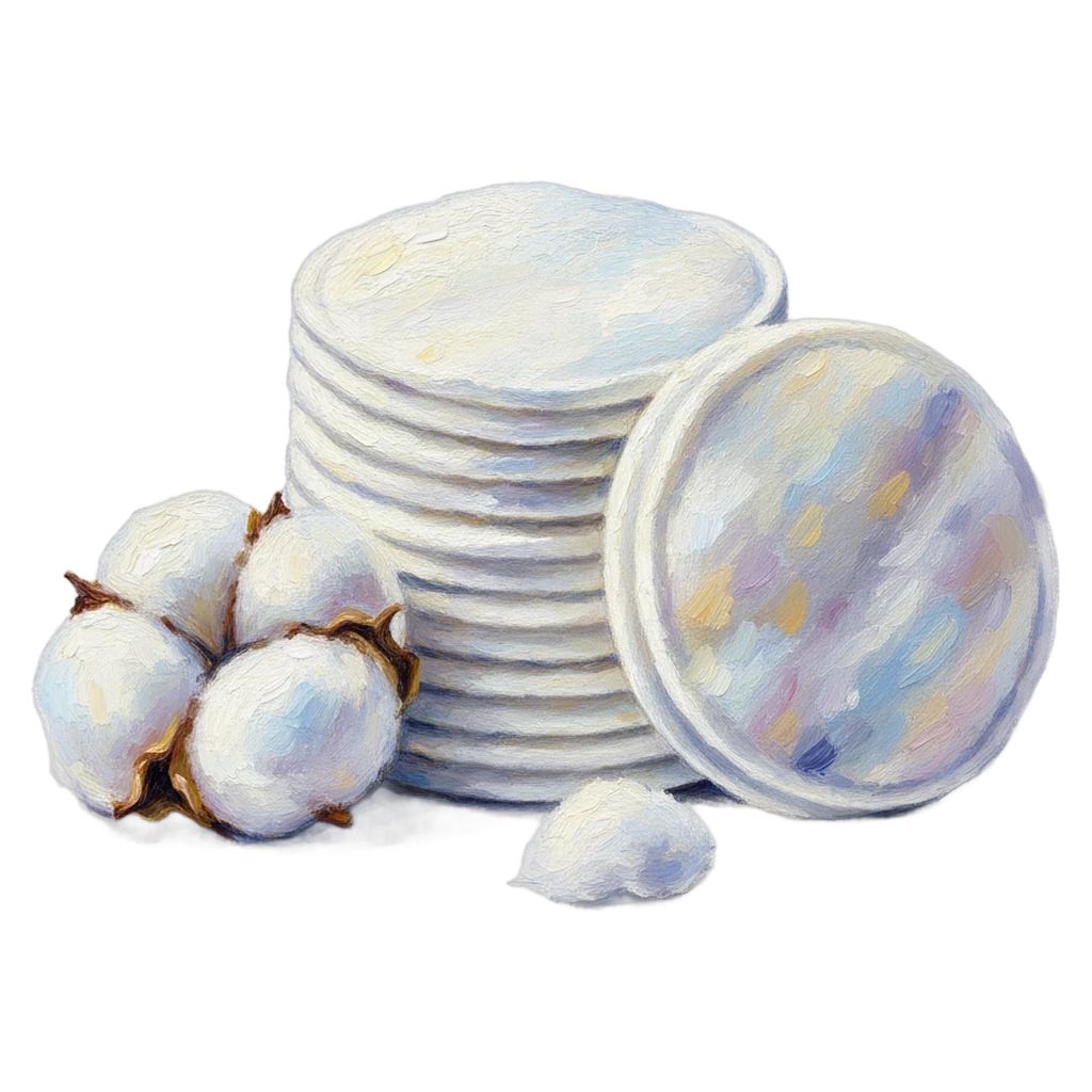 cotton pads Oil Painting icon