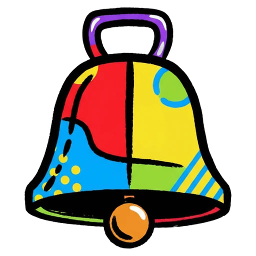 cowbell Pop Art icon