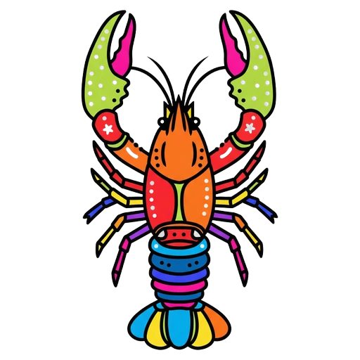crawfish Pop Art icon
