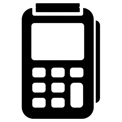 credit card reader Solid Glyph icon