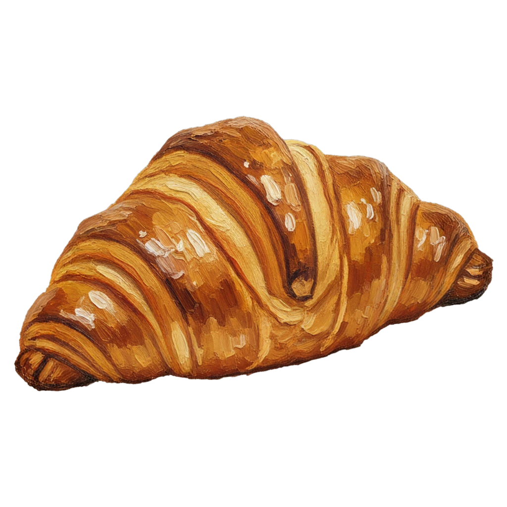 croissant Oil Painting icon