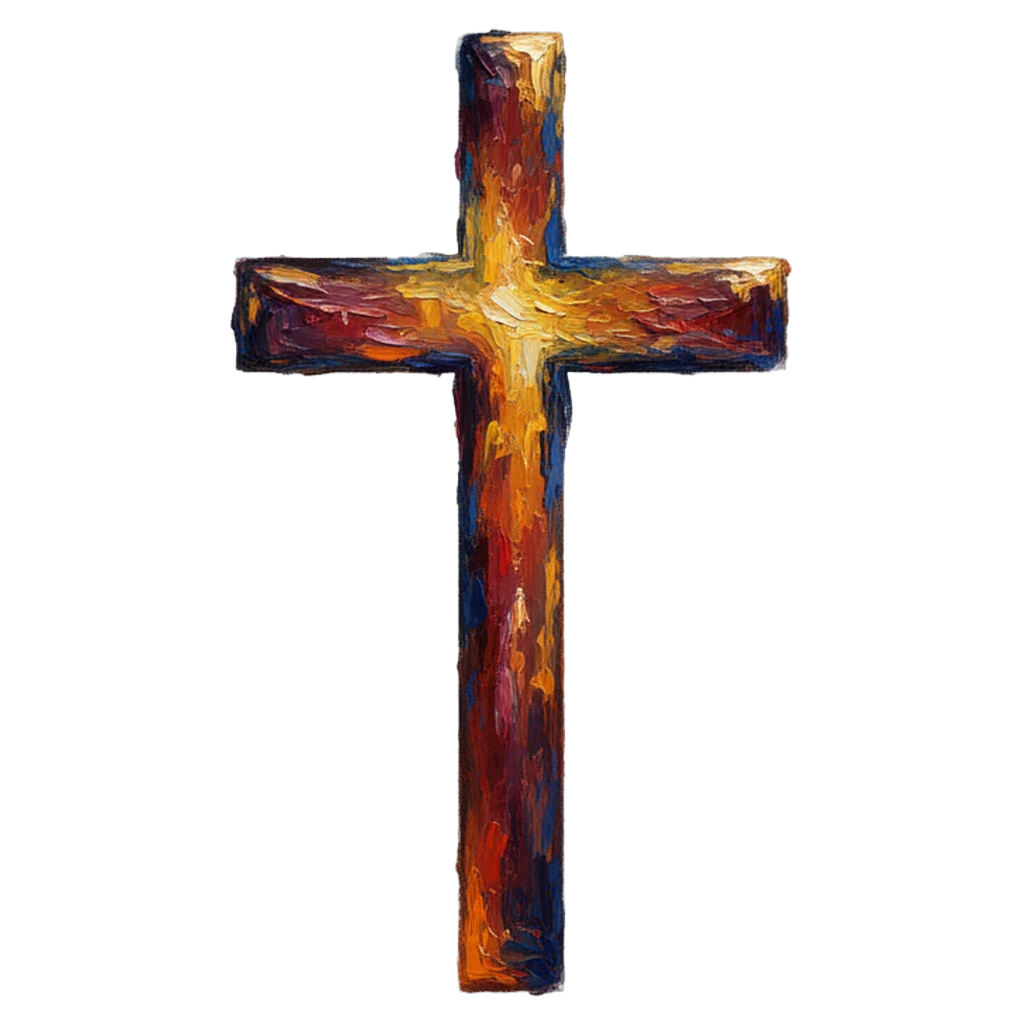 cross Oil Painting icon