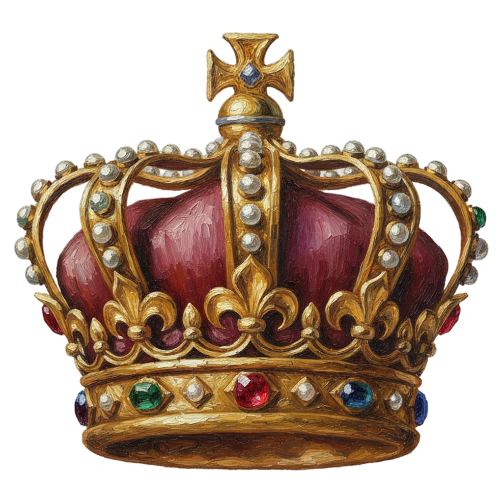 crown Oil Painting icon