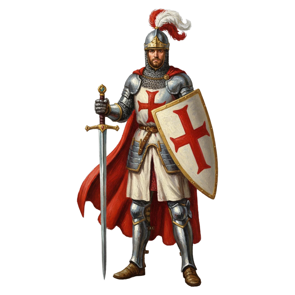 crusader Oil Painting icon