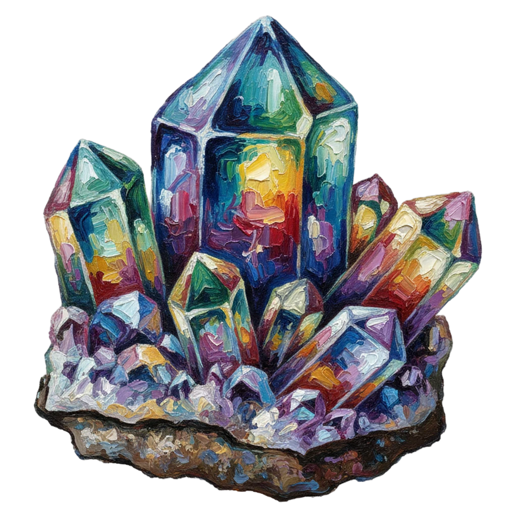 crystal Oil Painting icon
