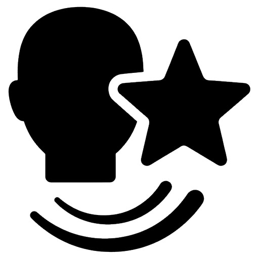 customer review Solid Glyph icon