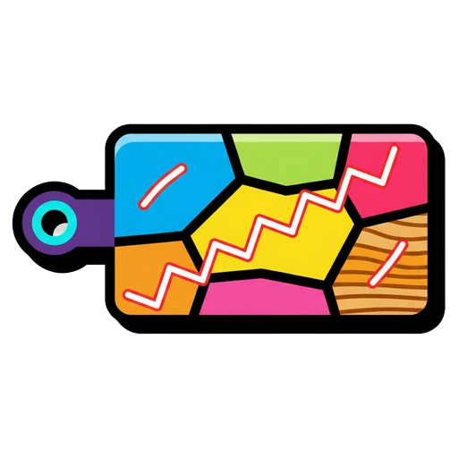 cutting board Pop Art icon - free AI-generated pop art icon for web and app projects