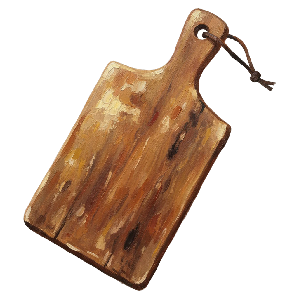 cutting board Oil Painting icon