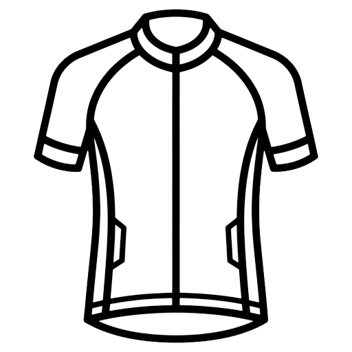 cycling jersey Line Art icon - free AI-generated line art icon for web and app projects