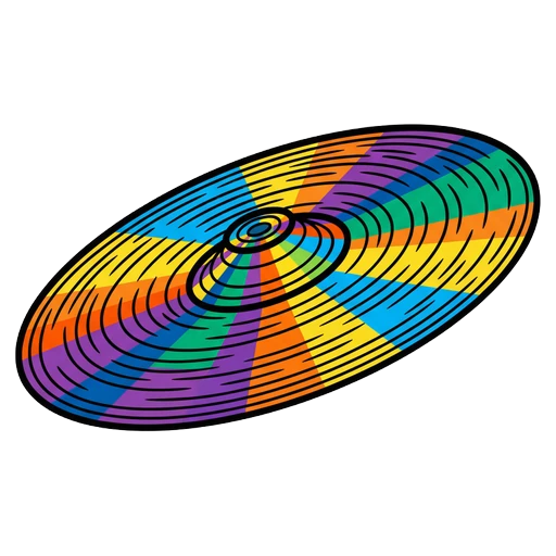 cymbal Pop Art icon