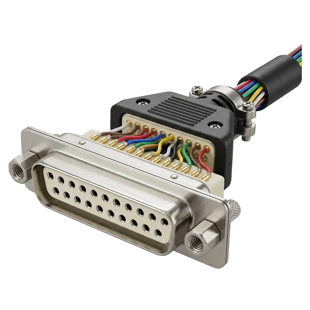 d sub connector Photorealistic icon