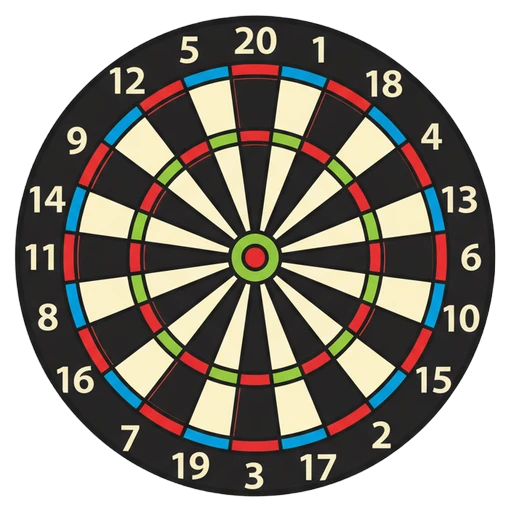 dartboard Pop Art icon