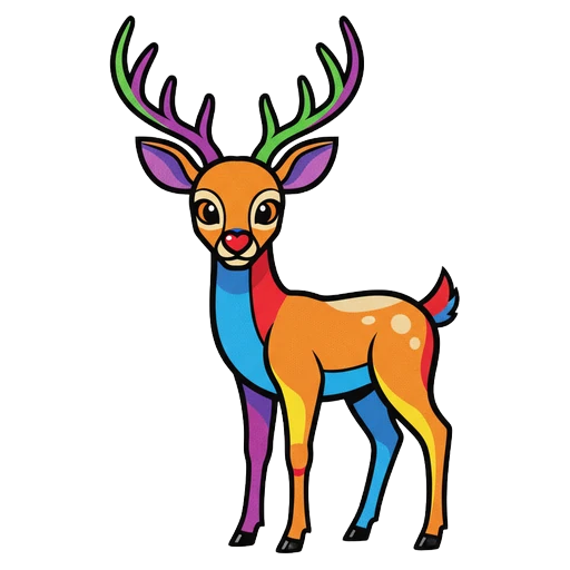 deer Pop Art icon